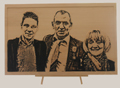 gravure portrait en bois